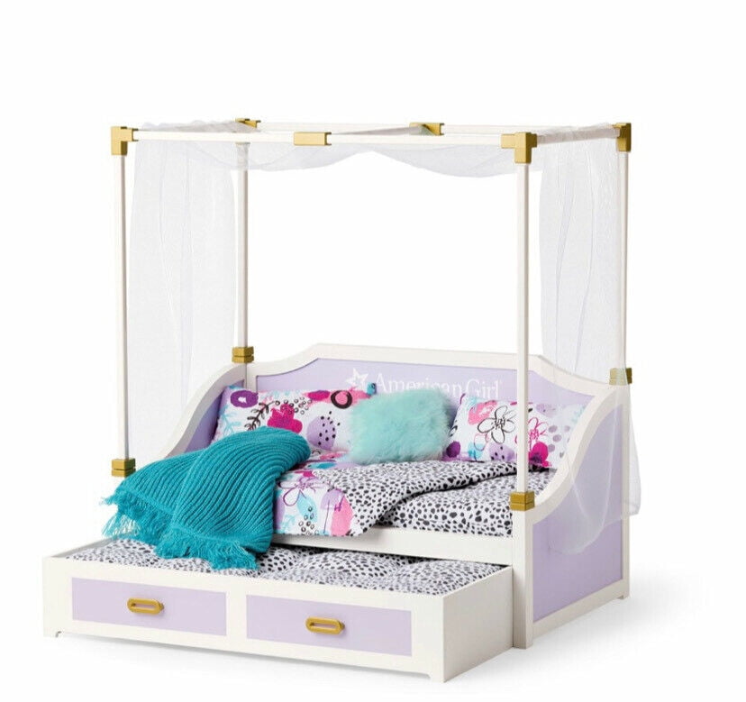 American Girl Truly Me Room For Two Trundle Bed For 18 Inch Dolls
