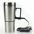 thumbnail image 1 of Taza de calefacción eléctrica para coche, revestimiento de acero inoxidable, taza de agua para calentar el calentador de agua para coche, taza térmica de 12 V/24 V, taza de agua para calentar, 1 of 3