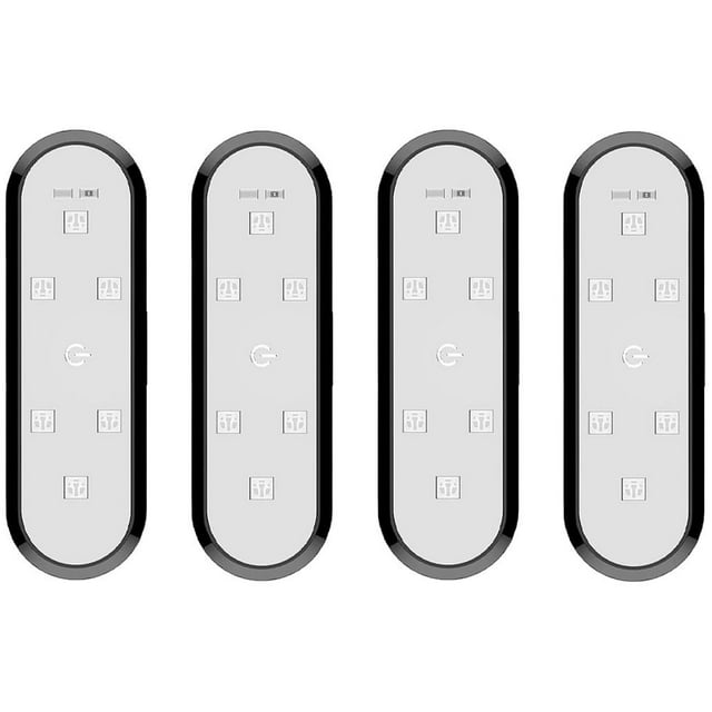 Magnetic Car Door Safety Lights, USB Charging LED Open Door Warning Light, Auto Wireless Motion Sensor for Vehicle Entry Exit Illumination, 2-Pack
