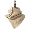 thumbnail image 4 of Aellinatey Buttons Scarf Women Winter Warm Cold Proof Neck Protections Wraps Neckerchief, 4 of 21