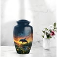 thumbnail image 3 of Shining Dolphin Urns for Human Ashes Adult, Cremation Funeral Urn for Female - Memorial Decorative Urn - Ashes Urns Keepsake - 3inch 4pcs Small & 10inch 1pcs Large Size Combo- Pack of 5, 3 of 7