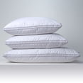 thumbnail image 5 of Melissa Linen Premium Goose Down Feather Pillow for Bed, Soft & Supportive, Standard Size, White, 5 of 9