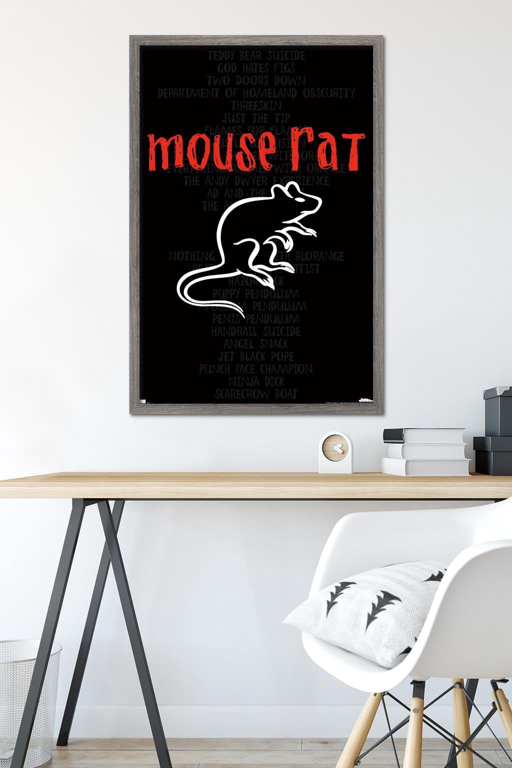 Parks and Recreation - Mouse Rat Wall Poster, 22.375" x 34" Framed