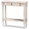 thumbnail image 3 of Baxton Studio Ariella Table Console 32 Pouces en Blanchi, 3 of 12