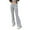 Grey, variant on Hpapadks Pants for Women Solid Low Rise Yoga Flared Pant Slim Fit Slacks for Women Black M