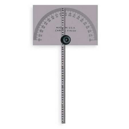 Mitutoyo Manual-Reading Protractor,Grad 1 deg 968-203
