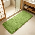 thumbnail image 6 of Luxury Bathroom Rug Shaggy Bath Mat 16 x 48 Inch, Washable Non Slip Bath Rugs for Bathroom Shower, Soft Plush Chenille Absorbent Carpets Mats, 6 of 7