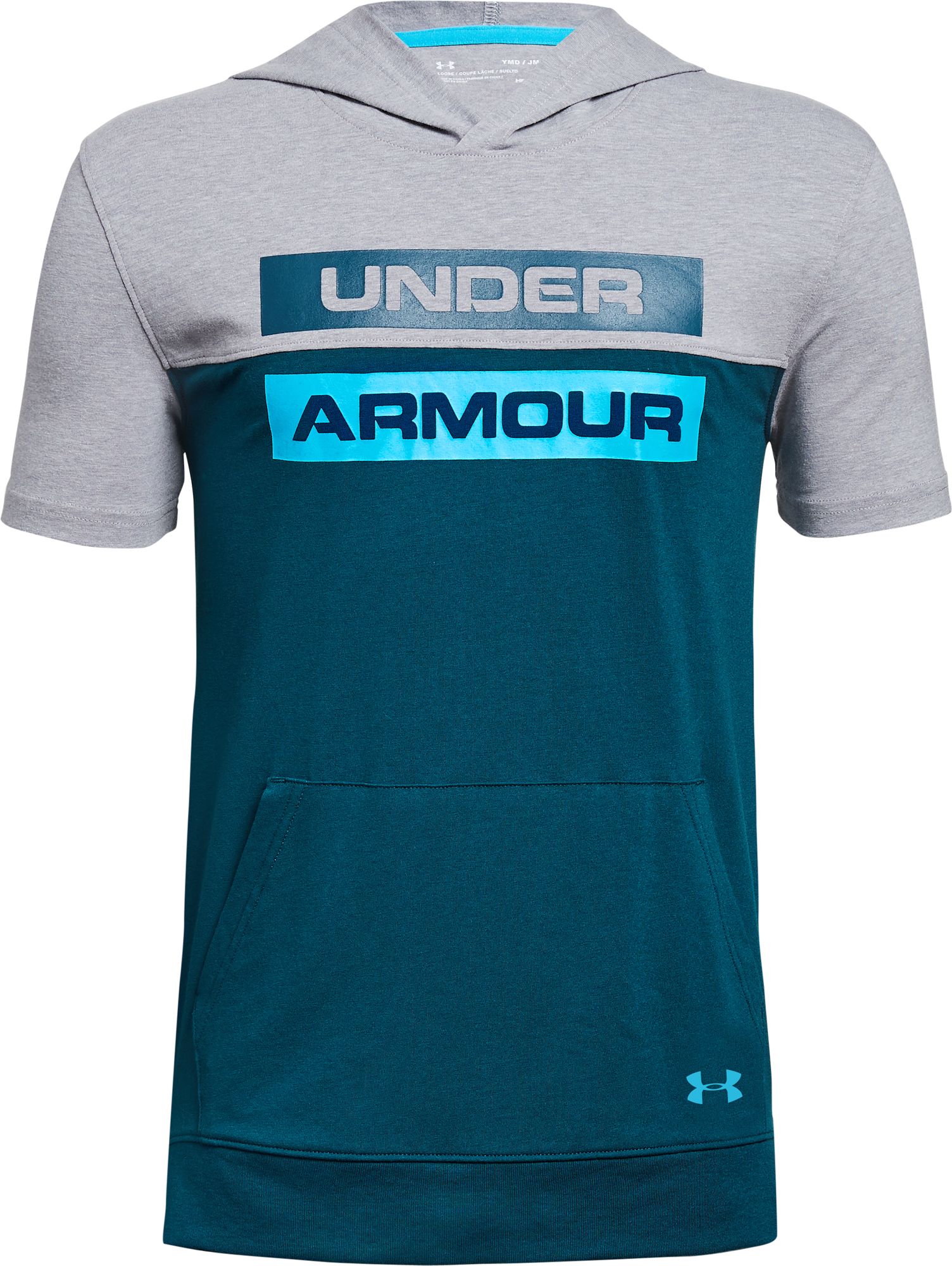ua sportstyle short sleeve hoodie