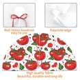 thumbnail image 4 of Yiaed Hand Drawn Tomatoes Print Christmas Tree Skirt , Tree SkirtsTree Mat for Christmas Winter Holiday Indoor Decorations-48", 4 of 7