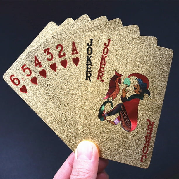 Gold Playing Cards Deck of Gold Foil Dollar Style Poker
