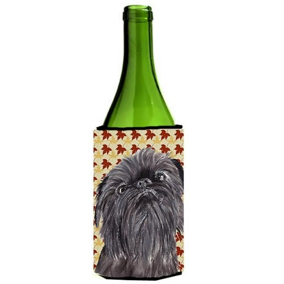 Brussels Griffon Fall Leaves Wine bottle sleeve Hugger