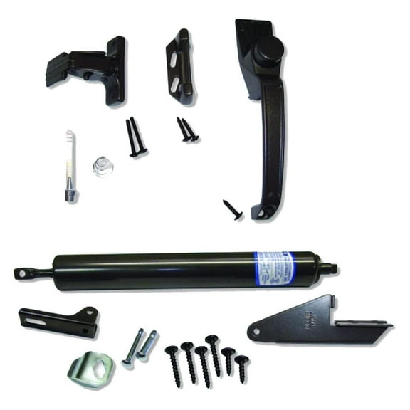 UBI Screen Door Closer Kit - Bronze (SP1912-33) | Stainless Steel Rod, Pneumatic Closer, Rust-Free Screen & Storm Door Hardware