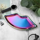 thumbnail image 4 of 2PCS Stainless Steel Lip Shaped Jewelry Tray Home Cosmetics Metal Tray Female Jewelry Storage Tray Decorative,B, 4 of 5