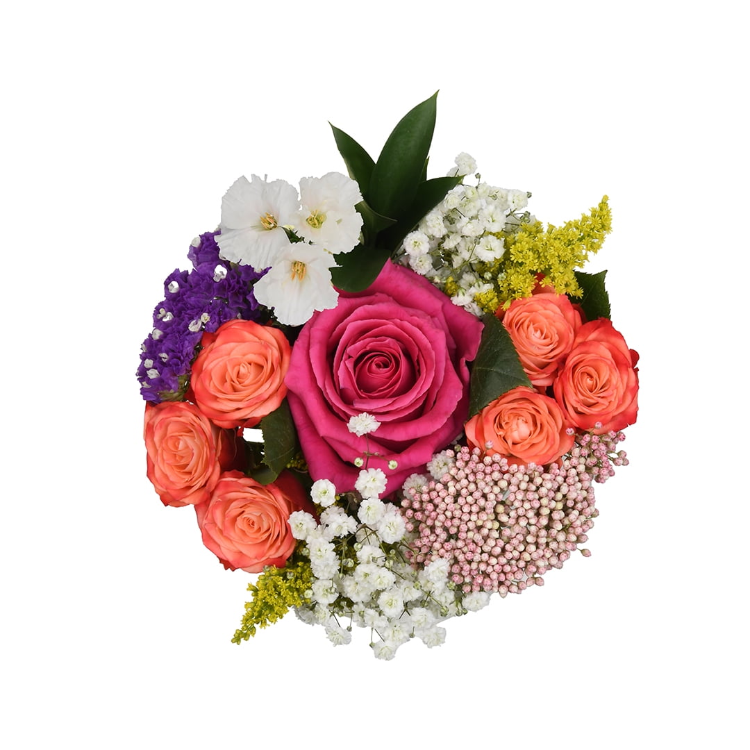 (2 pack) Fun Bunch Mixed Flower Bouquet Small, Colors May Vary