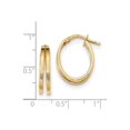 thumbnail image 2 of 14k Polished Double Hoops, 2 of 2