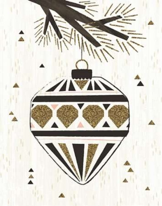 Glitzy Ornament IV Canvas Art - A Fresh Bunch(22X28)