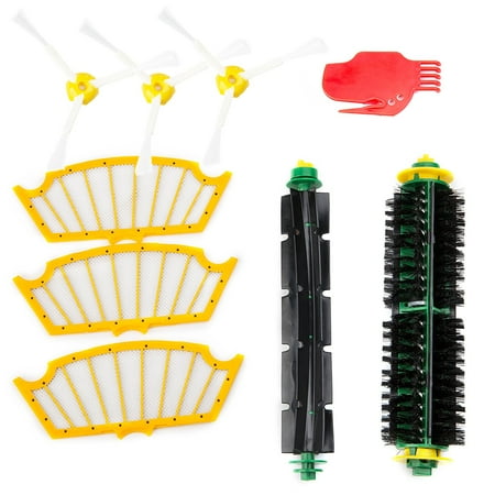- 2017 Replacement Brush Filters,Side Brush,Bristle and Flexible Beater Brush Combo for Vacuum Cleaner 500 series 510 530 535 540