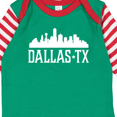 thumbnail image 4 of Inktastic Dallas Texas Skyline Tx Cities Boys or Girls Long Sleeve Baby Bodysuit, 4 of 5
