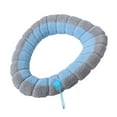 thumbnail image 3 of Plush Warm Toilet Seat Cover Pad O-Shaped Universal Washable Toilet Cushion for Winter Comfort & Hygiene 1-Pack, Approx 12 In, 3 of 3