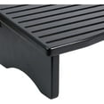 thumbnail image 5 of CONSDAN Footrest, Ergonomic Foot Rest for Under Desk at Work, Nursing Foot Stool, Natural Solid Wood Non-Slip Slanted Top Foot Stool for Office/Standing Desk (Black Color), 5 of 8