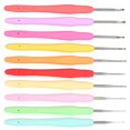 thumbnail image 3 of Crochet Hooks Kit, Metal Crochet  Easy To Grip Handle   Crochet  For DIY For Knitting, 3 of 8