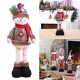 thumbnail image 1 of npkgvia Liquidation! Décorations de Noël, Décoration de Bureau, Décoration de Noël, Poupée Rétro Flocon de Neige à Carreaux, Décoration de Table, Décoration Décorative, Multi-Couleur, 1 of 9