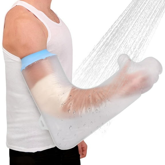 Waterproof Cast Covers for Shower Arm Cast Protector for Adult Water Proof Reusable Sleeve Dry Bag Wound Cover