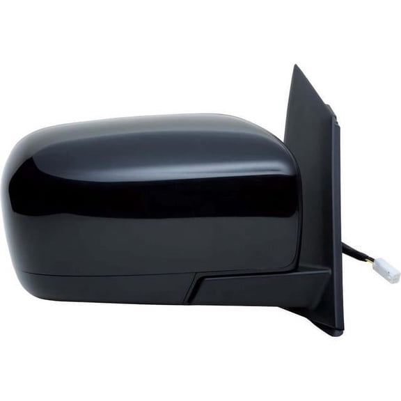 66031M - Fit System Passenger Side Mirror for 07-12 Mazda CX-7 black, PTM, foldaway, Power