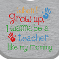 thumbnail image 4 of Inktastic Teacher Like Mommy Boys or Girls Baby Bib, 4 of 4