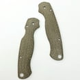 thumbnail image 5 of Custom Micarta Scales Handle Grips Fit For Spider Spyderco Paramilitary 2 C81 US, 5 of 8