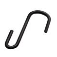 thumbnail image 4 of Paquete de 24 ESFUN Ganchos en forma de S resistentes de 3 pulgadas, color negro, ganchos para colgar en forma de S, ganchos para colgar en forma de S, perchas para utensilios de cocina, cucharas, sar, 4 of 5