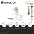 thumbnail image 4 of Kingston Brass KAM310 Trimscape Garbage Disposal Air Switch Button in Matte Black, 4 of 4