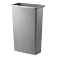 thumbnail image 2 of YHKJ Gray 23 Gallon Slim Rectangular Trash Can with lid Restaurant Trash can Trash can Tall Plastic Trash can Industrial Trash can Square Trash cans for Kitchen Trash can with Dome Lid, 2 of 7