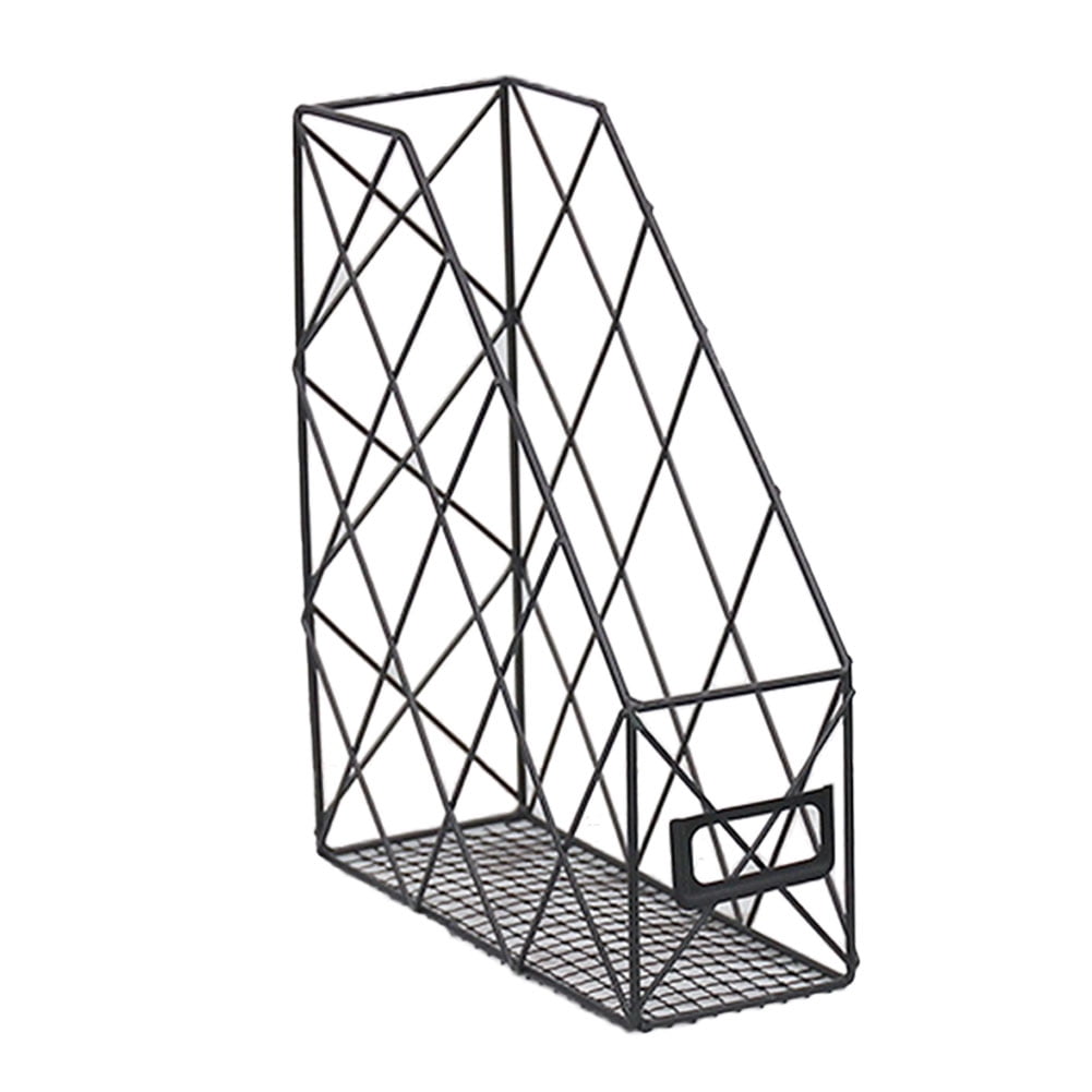 Famure Storage standSingle Grid Iron Storage Rack Shelf Desktop Book