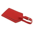 thumbnail image 3 of Etiquetas de equipaje Cuero para negocios Etiquetas de maleta Etiqueta de titular de nombre Etiquetas de identificación Accesorios 10x6 rojo, 3 of 9