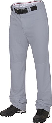 Rawlings YBPU350 Youth Baseball Pant,Unhemmed,Manny Style,Blue Gray/Black Piping 