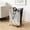 Black, variant on Foldable Garbage Bag Holder, Portable Trash Bag Stand with 8 Hooks for Sorting, White Metal Waste Bin Rack for Kitchen, Picnic, BBQ, and Outdoor Use
