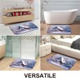 thumbnail image 3 of 1pc Snowy Cottage in the Woods Absorbent Non-Slip Bathroom Thickened Flannel Rug Decor,Soft,Quick Drying,Suitable For Indoor/outdoor Use,Bathrooms,Bedrooms,Kitchens,Terrace,Laundry Rooms,16"x24", 3 of 9