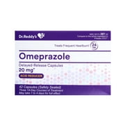 Omeprazole 20 mg | Delayed-Release | 42 Count Capsules | Acid Reducer