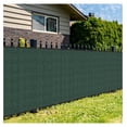 thumbnail image 7 of 8' x 25' Green Privacy Fence Screen Heavy Duty Windscreen Mesh Fencing Shade Fabric with Brass Grommets for Outdoor Fence Garden Patio Swimming Pool, 7 of 7