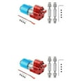 thumbnail image 2 of maskred Metal Box Transfer 370 Motor Accessory for WPL C14 Q60 Red 3.17mm 2Set, 2 of 6