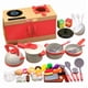 thumbnail image 1 of Xtellar Juguetes Cocina Infantil Niños Niñas Cocina Comida 56 Pcs Rojo, 1 of 1