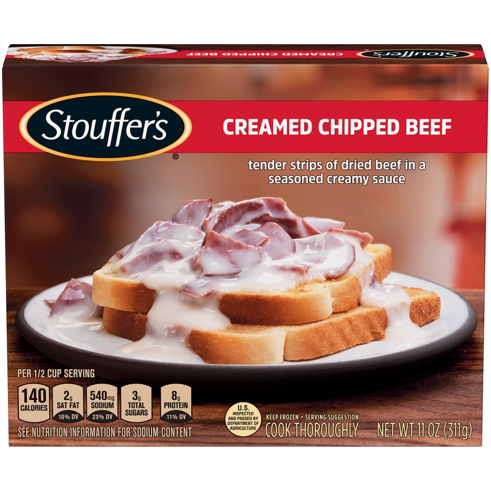 Stouffer's CLASSICS Creamed Chipped Beef, Frozen Meal 11 oz. Walmart