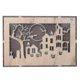 thumbnail image 1 of Wooden Hollow Pumpkin Haunted House Halloween Decoration With Led Light Ornaments Home Party Supplies, 1 of 5