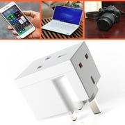 3 Way Triple Plug Adaptor - Multi Plugs Extension Sockets Adapter - UK 3 Pin