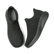 UUYOUNI Mens Slip on Walking Shoes Non Slip Gym Workout Shoes Breathable Mesh Walking Mens Sneakers