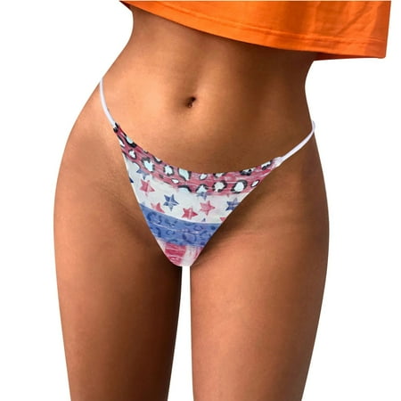 

Exotic Lingerie Sets For Women String Printed Panties T Back Underpants Comfortable Soft Low Rise Lace Nighty Bedroom Loungewear