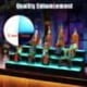 thumbnail image 4 of de 3 Niveles 30 Inch Bottle cm de Profundidadisplay Estante Bar Shelves con Remote & App Control 16 Colors 4 Music Modes Acrylic Lighted Bottle cm de Profundidadisplay para Liquor Shelves, 4 of 6
