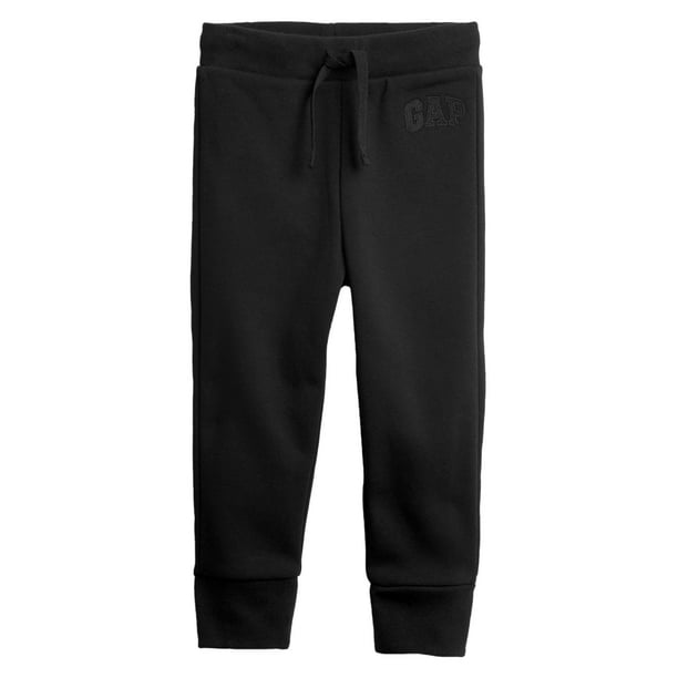 Pantalones Informales GAP para Bebés Niños Logo Joggers con Cintura Elástica 3 Años Negro Verdadero