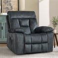 thumbnail image 3 of Bonzy Home Power Lift Recliner Chair with Massage & Heat — Overstuffed Fabric Lift Chair with Hidden Cup Holders & Side Pocket, Gray, 3 of 8